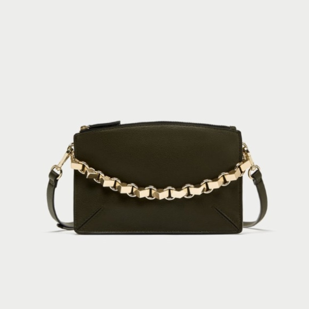 Zara Three-Toned Crossbody Bag
